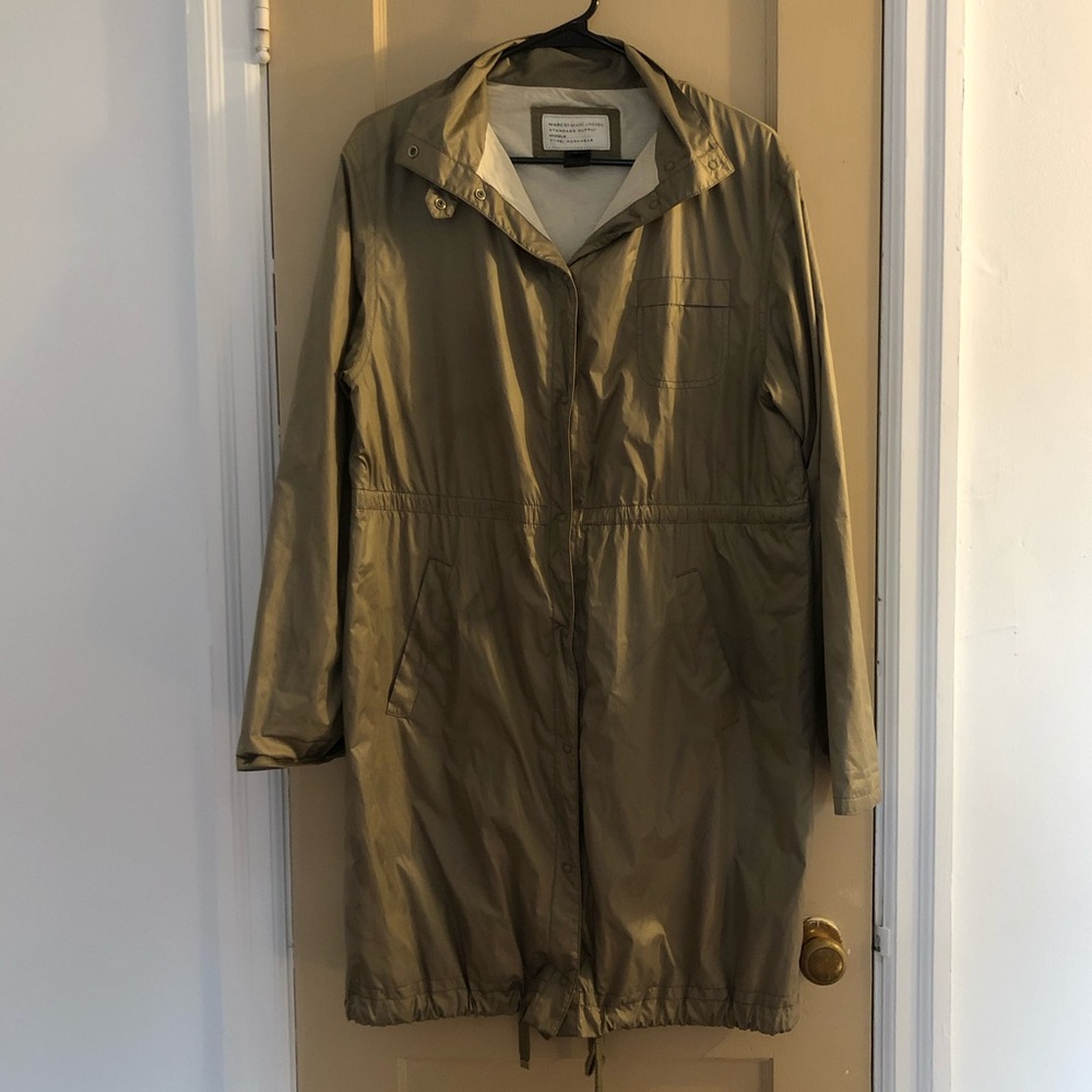 Marc Jacobs Celeste Rain Coat in Covert Green